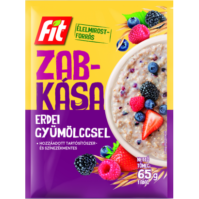 Fit zabkása erdei gyümölccsel 65 g