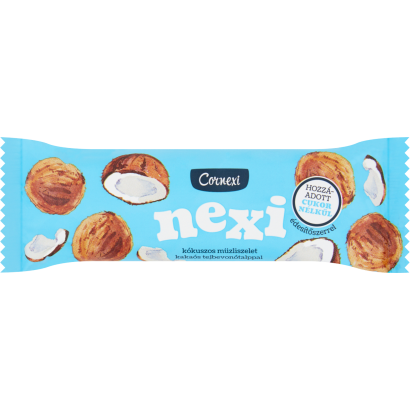 Cornexi nexi kókuszos müzliszelet kakaós tejbevonótalppal édesítőszerrel 25 g
