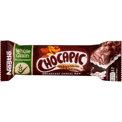 Nestlé Chocapic csokiízű gabonapehely-szelet tejbevonó talppal vitaminokkal 25 g