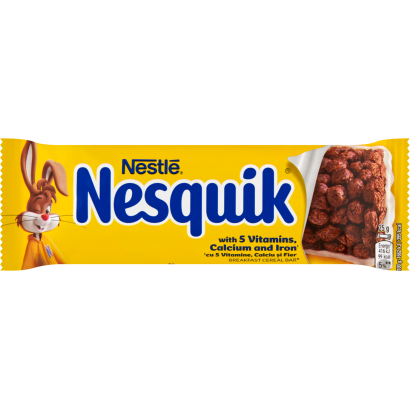Nestlé Nesquik kakaós gabonapehely-szelet tejbevonó talppal vitaminokkal 25 g