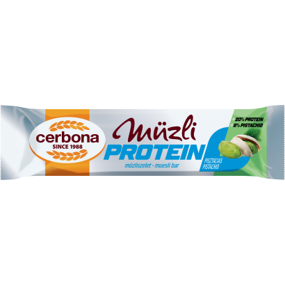 Cerbona Protein fehérjében gazdag pisztáciás müzliszelet 35 g