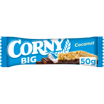 Corny Big kókuszos müzliszelet tejcsokoládéba mártva 50 g