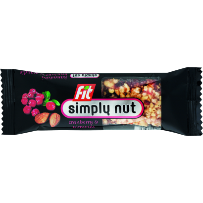 FIT SIMPLY NUT muzliszelet vörösáfonya-mandula 35 g