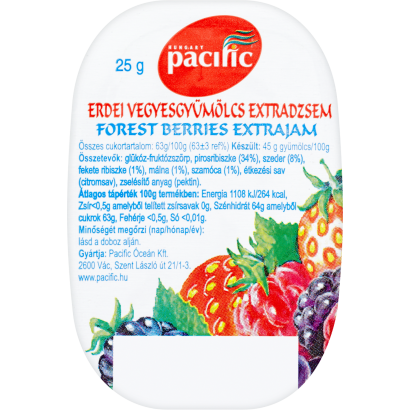 Pacific erdei vegyesgyümölcs extra dzsem 25 g