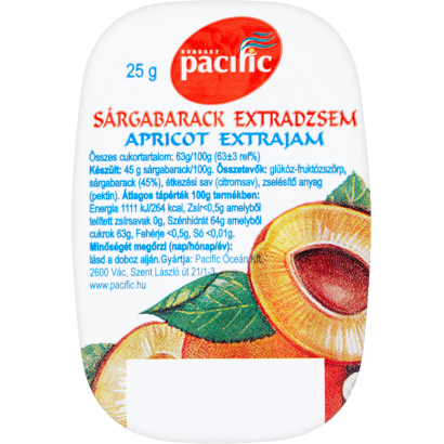 Pacific sárgabarack extra dzsem 25 g