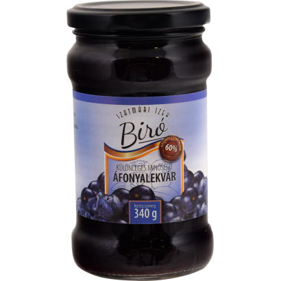 Különleges minőségű áfonyalekvár 340 g