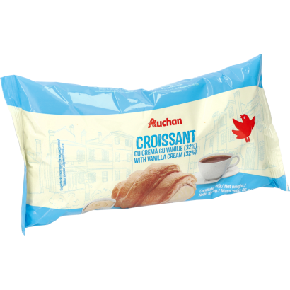 Auchan Kedvenc croissant vaníliás 85 g