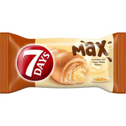 7DAYS Max croissant karamellízű töltelékkel 80 g