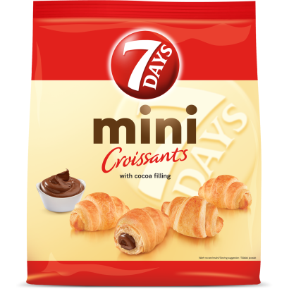 7DAYS Mini Croissant kakaós töltelékkel 185 g