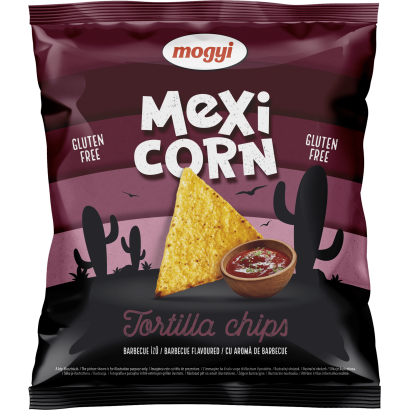 Mogyi mexi corn tortilla chips barbecue ízű kukorica chips 90 g
