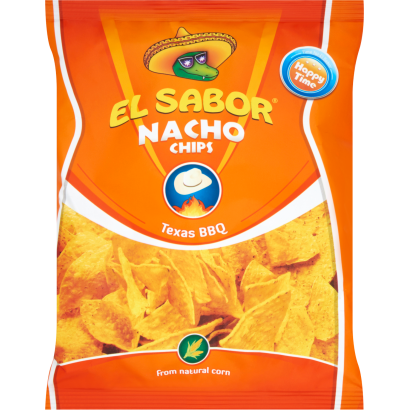 El Sabor barbeque ízesítésű nacho chips 100 g