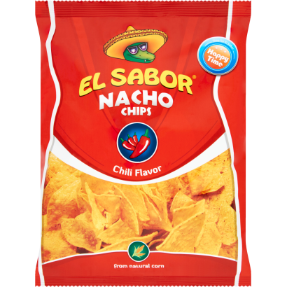 El Sabor nacho chips chili ízesítéssel 100 g