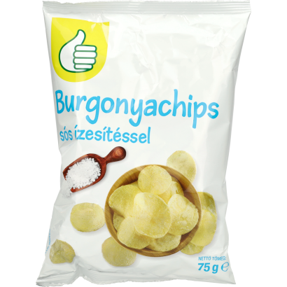 Auchan Tipp sós chips 75 g