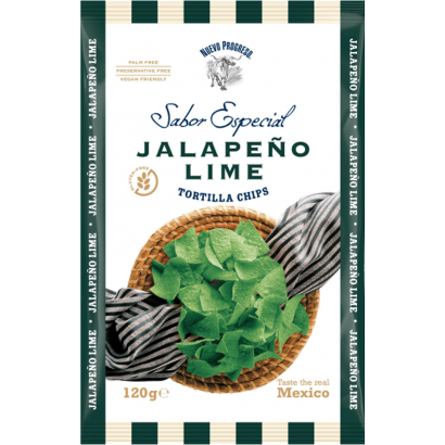 Nuevo Progreso SABOR ESPECIAL Jalapeno Lime Premium Chips 120g