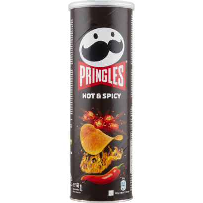 Pringles Hot & Spicy csípős ízesítésű snack 165 g