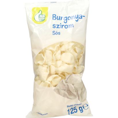 Auchan Tipp burgonyaszirom sós 125 g