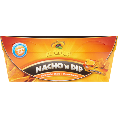 El Sabor Nacho 'N Dip chilis nacho chips és sajt szósz 175 g