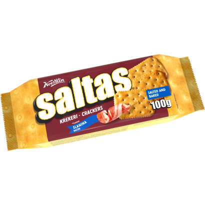 Saltas bacon ízű sós cracker 100 g