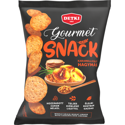 Detki Gourmet snack karamellizált hagymás 100 g