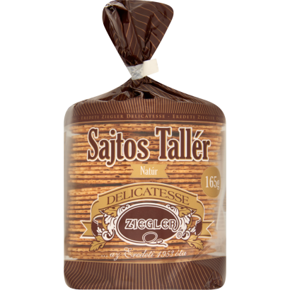 Ziegler natúr sajtos tallér 165 g