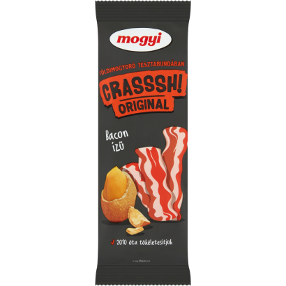 Mogyi Crasssh! Original pörkölt földimogyoró bacon ízű tésztabundában 60 g