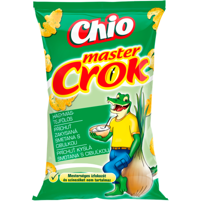 Chio Master Crok hagymás-tejfölös kukoricasnack 40 g