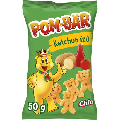 Pom-Bär ketchup ízű burgonyasnack 50 g
