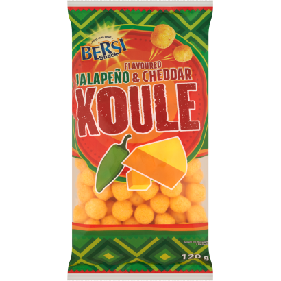 Bersi jalapeňo és cheddar ízű snack 120 g