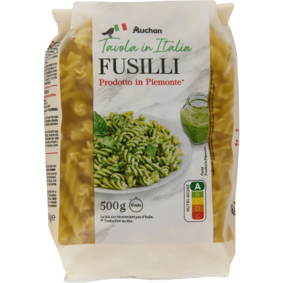 Auchan Kedvenc fusilli száraztészta 500 g