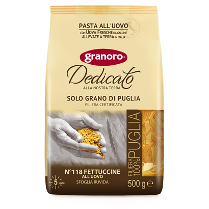 Granoro tojásos fettuccine uovo Dedicato 500 g