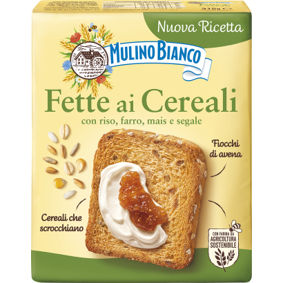 Mulino Bianco Fette Biscottate ai Cereali többgabonás kétszersült 315 g