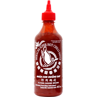 Flying Goose Brand Sriracha szuper csípős chili szósz 455 ml
