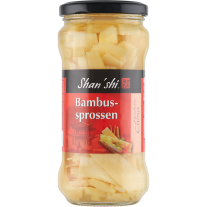 Shan'shi szeletelt bambuszrügy 330 g
