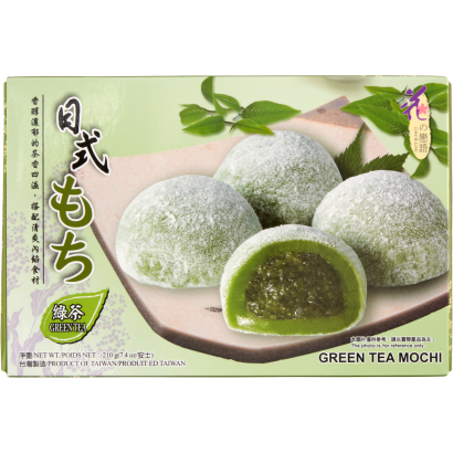 Zöld tea ízesítésű japán mochi 210 g