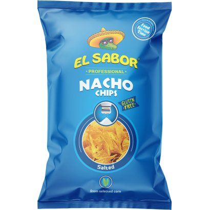 El Sabor nacho sós chips 425 g