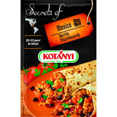 Kotányi Secrets of Mexico burrito fűszerkeverék 20 g