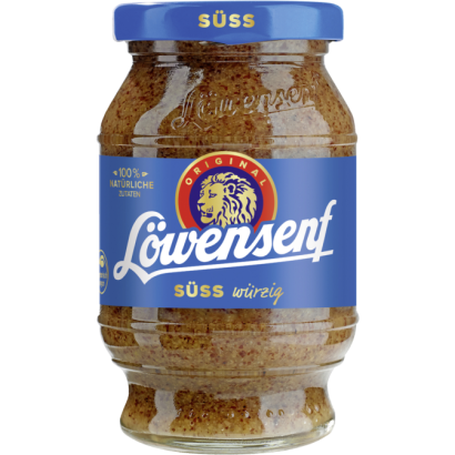 Löwensenf  Mustár édes, fűszeres 250 ml