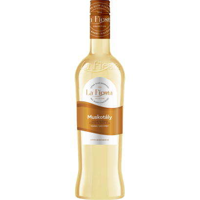 La Fiesta Muskotály Duna-Tisza közi félédes magyar fehérbor 10,5% 750 ml