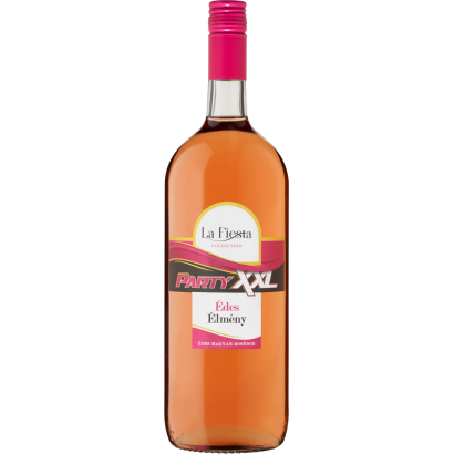 La Fiesta Édes Élmény Party XXL Duna-Tisza közi Cuvée édes magyar rosébor 10% 1,5 l