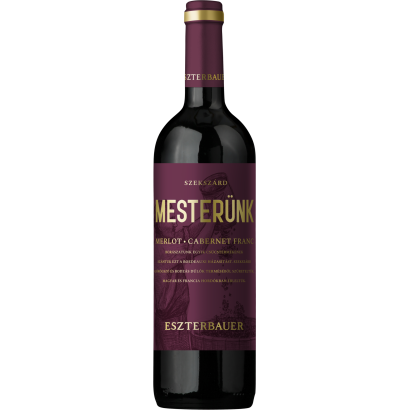 Eszterbauer Mesterünk Szekszárdi Merlot száraz vörösbor 14,5% 0,75 l