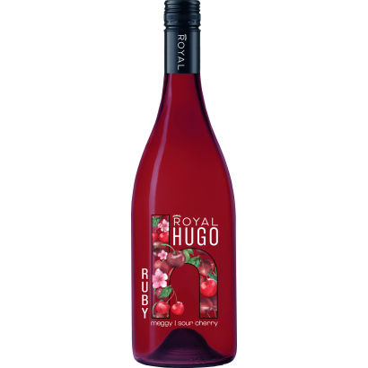 Royal Hugo Ruby meggy ízű, szénsavas, ízesített boralapú koktél 7,3% 750 ml