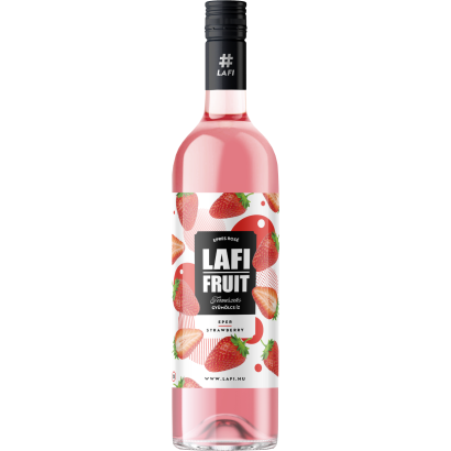 Lafi Fruit eper ízesített boralapú koktél 8% 0,75 l