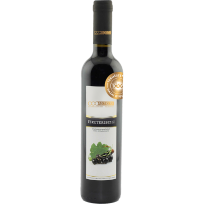 Mokos Feketeribizlibor - Különleges minőségű édes gyümölcsbor - 0,5 l