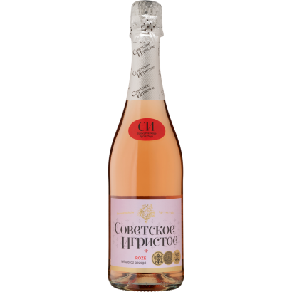 Szovjetszkoje Igrisztoje félszáraz rosé pezsgő 12% 750 ml