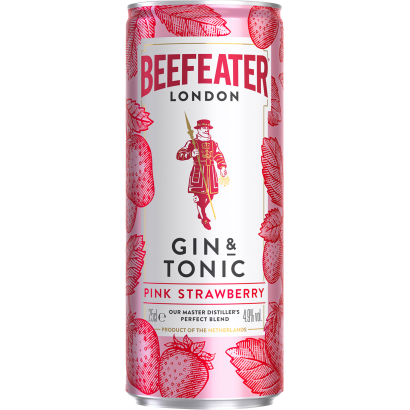 Beefeater Pink alkoholos üdítőital ginből és tonikból 4,9% 0,25 l