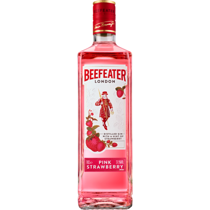Beefeater Pink Strawberry természetes eper ízesítésű gin 37,5% 0,7 l