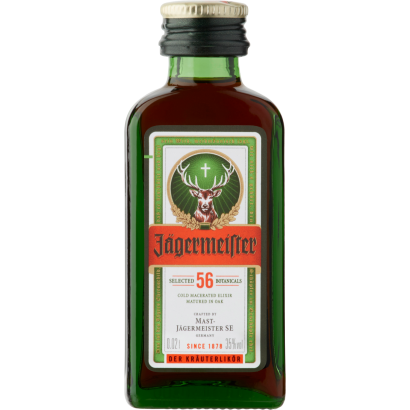 Jägermeister gyógynövény likőr 35% 0,02 l