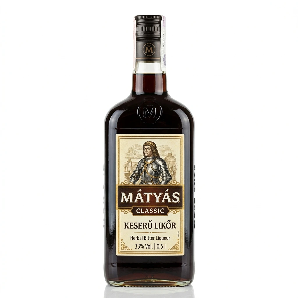 Mátyás Classic keserű likőr 33% 0,5l