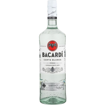 Bacardi Carta Blanca rum 37,5% 1 l