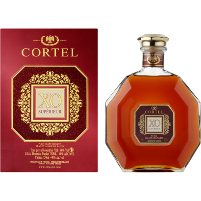 Cortel X.O. Szuper Prémium Francia Brandy 40% 0,7 l